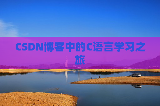 CSDN博客中的C语言学习之旅